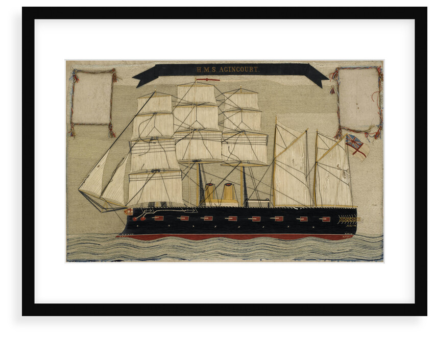 Woolwork picture by Alfred Edward Broughton