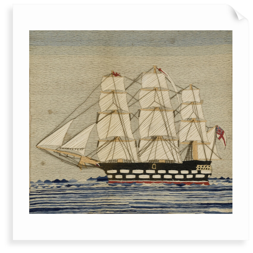 Woolwork picture by Alfred Allen