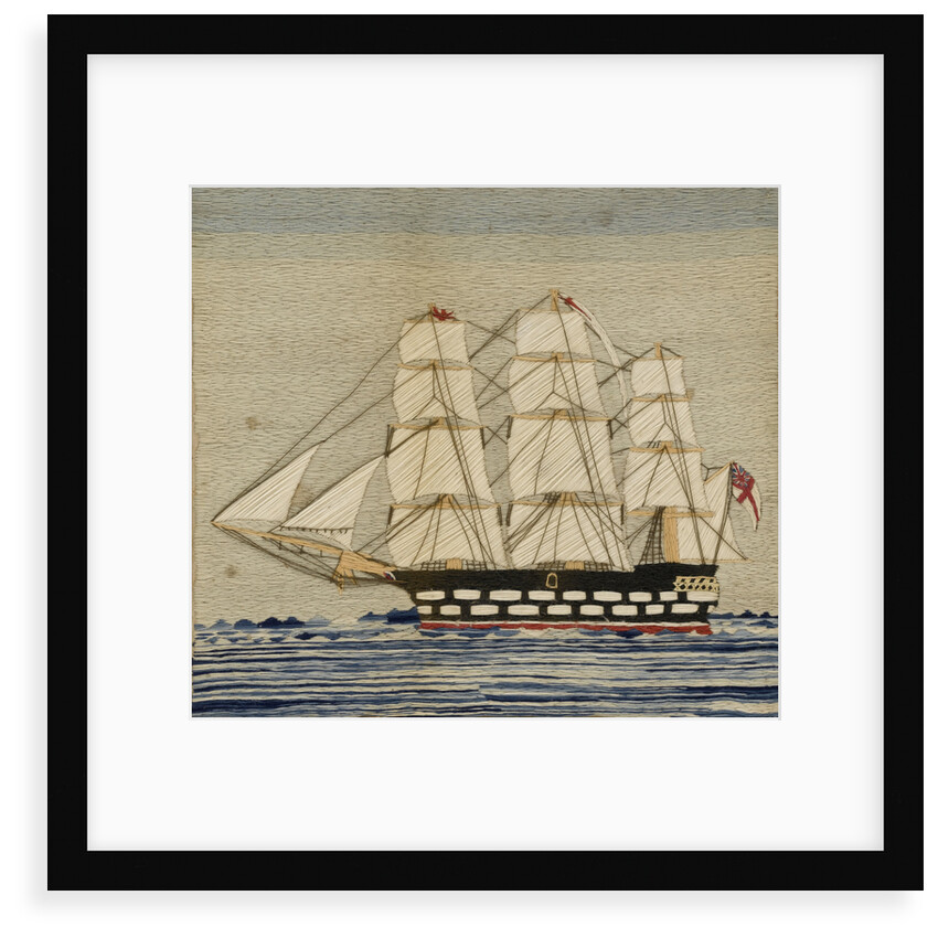 Woolwork picture by Alfred Allen