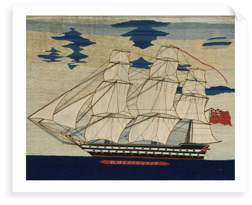 HMS 'Aboukir' 1848 by unknown