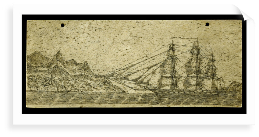Whalebone panel by Unknown