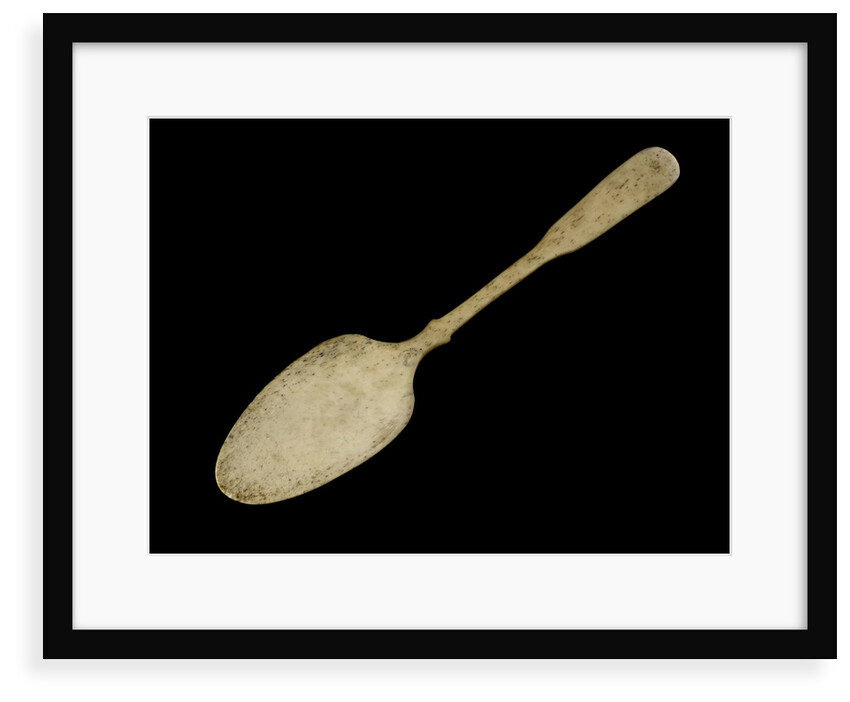 Whalebone spoon by unknown