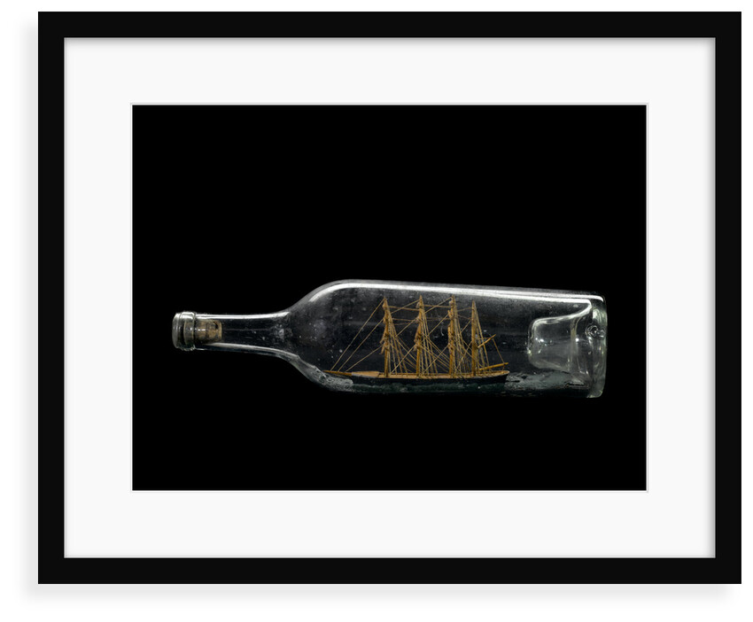 Ship model in a bottle by Robert Orr