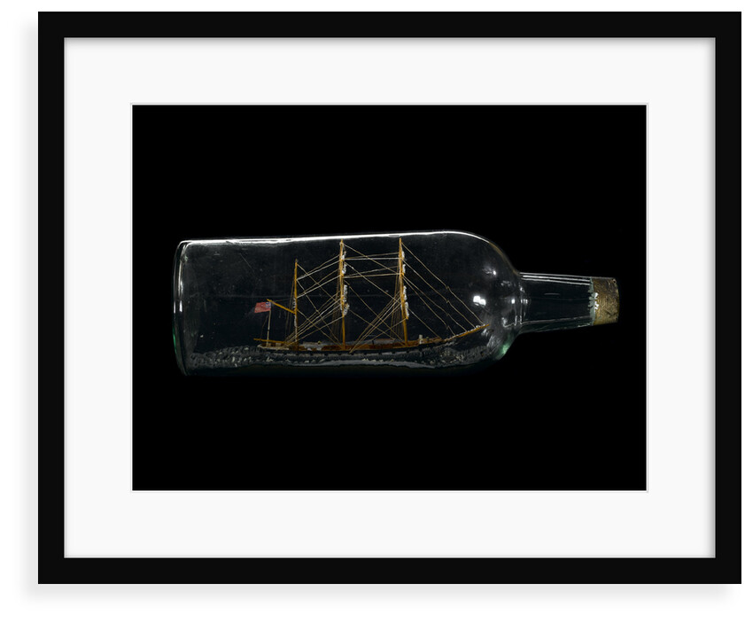 Ship model in a bottle by Robert Orr