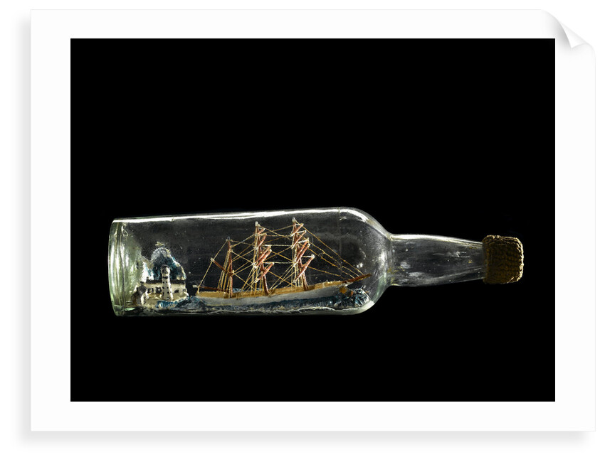 Ship model in a bottle by Robert Orr
