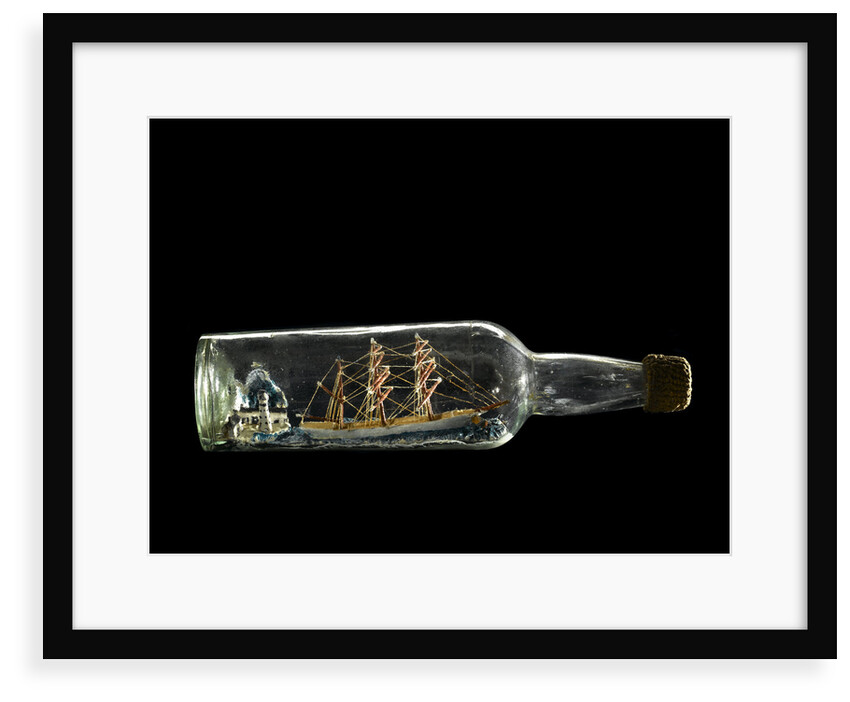 Ship model in a bottle by Robert Orr