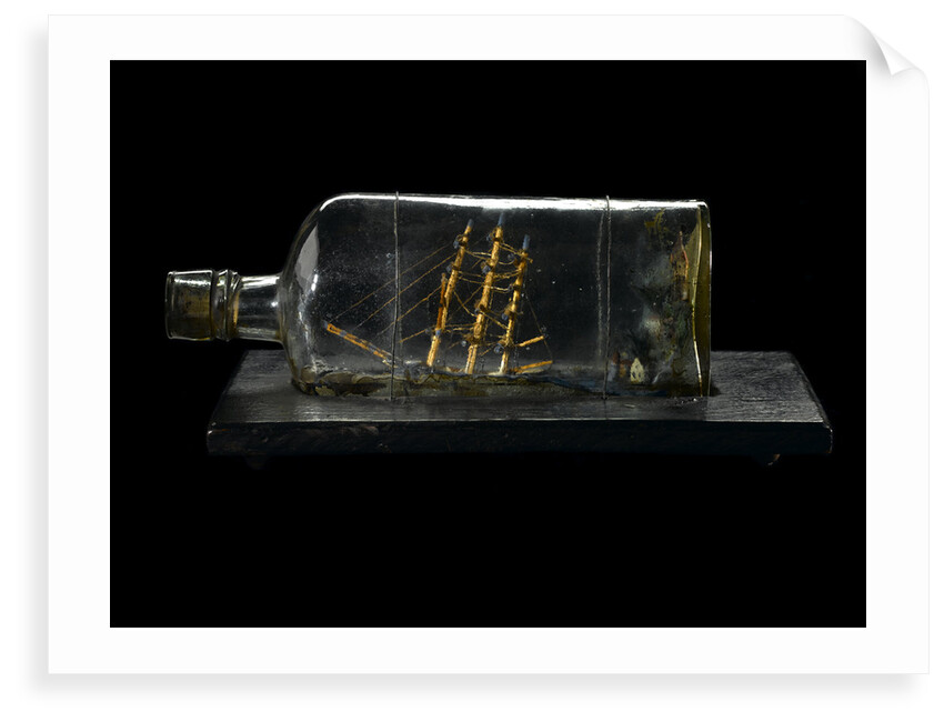 Ship model in a bottle by Frederick Sheppard