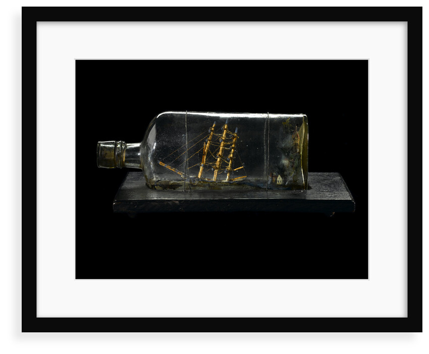 Ship model in a bottle by Frederick Sheppard