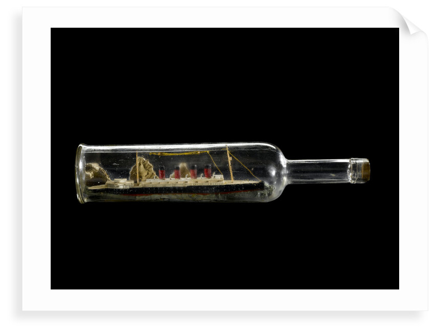 Ship model in a bottle by Robert Orr