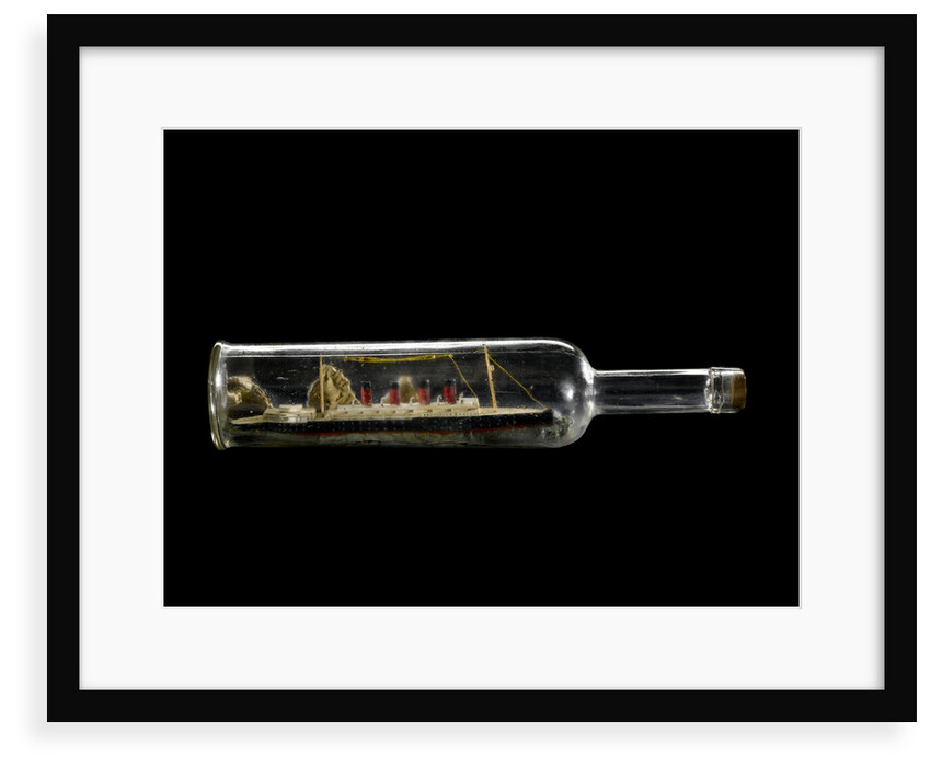 Ship model in a bottle by Robert Orr