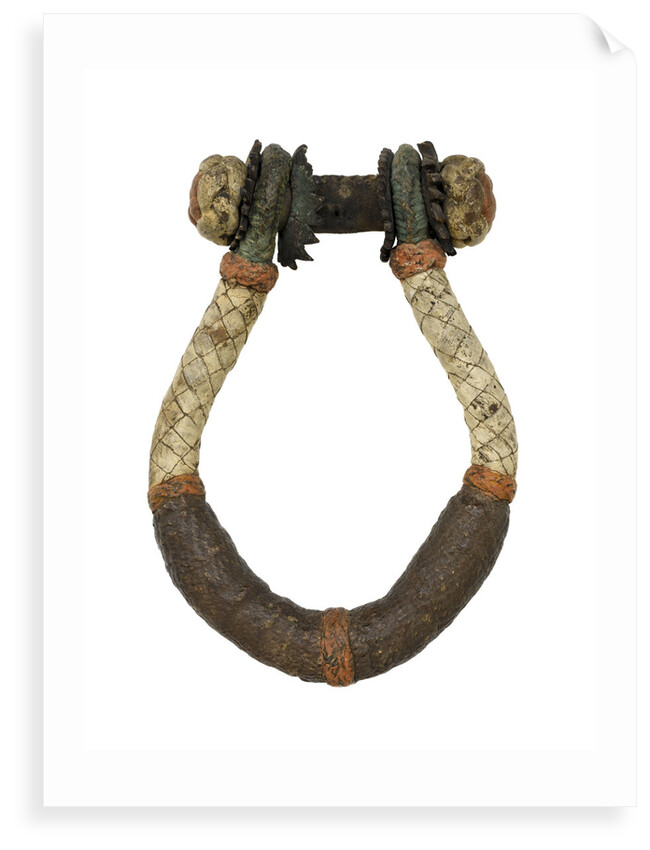 A sea chest handle or becket by unknown