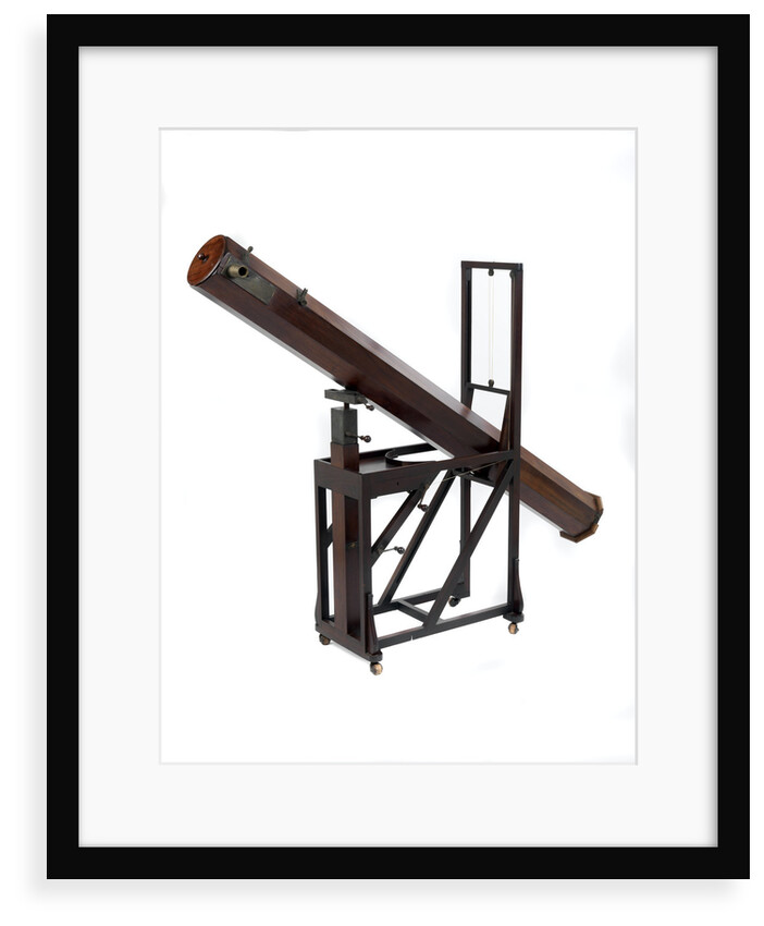 7-foot Newtonian (reflector) telescope by William Herschel