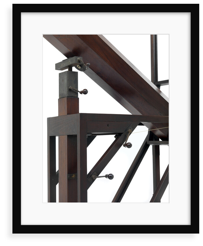 7-foot Newtonian (reflector) telescope, detail by William Herschel