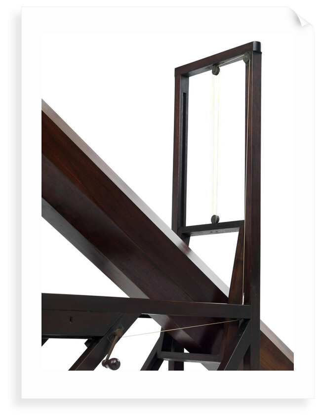 7-foot Newtonian (reflector) telescope, detail by William Herschel