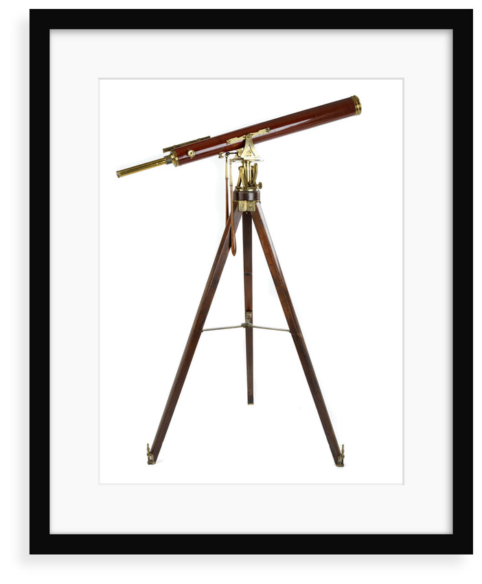Portable refractor telescope by Dollond family