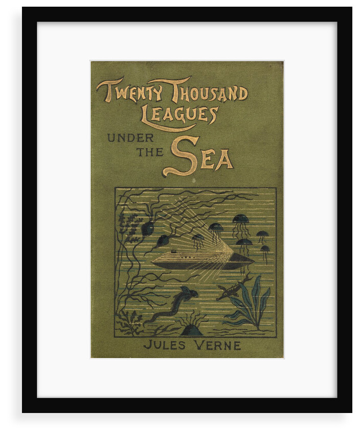Cover of Jules Verne's 'Twenty Thousand Leagues Under The Sea' by Alphonse-Marie-Adolphe de Neuville