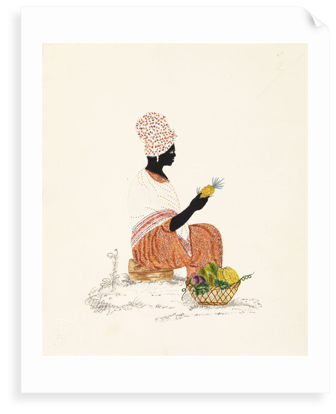 Fruit seller by British School