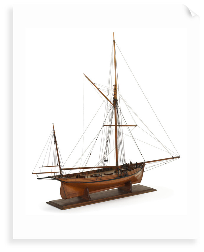 A two masted sailing vessel 'Dandy' (circa 1825) by unknown