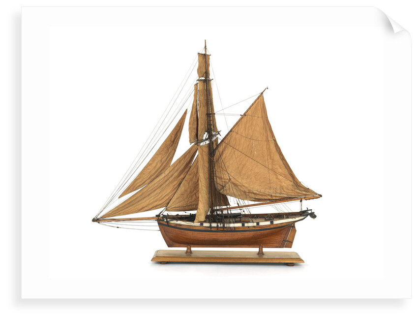 Warship (circa 1800) by unknown