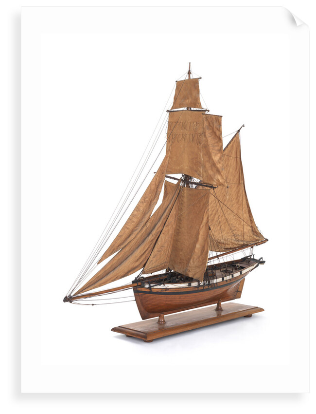 Warship (circa 1800) by unknown