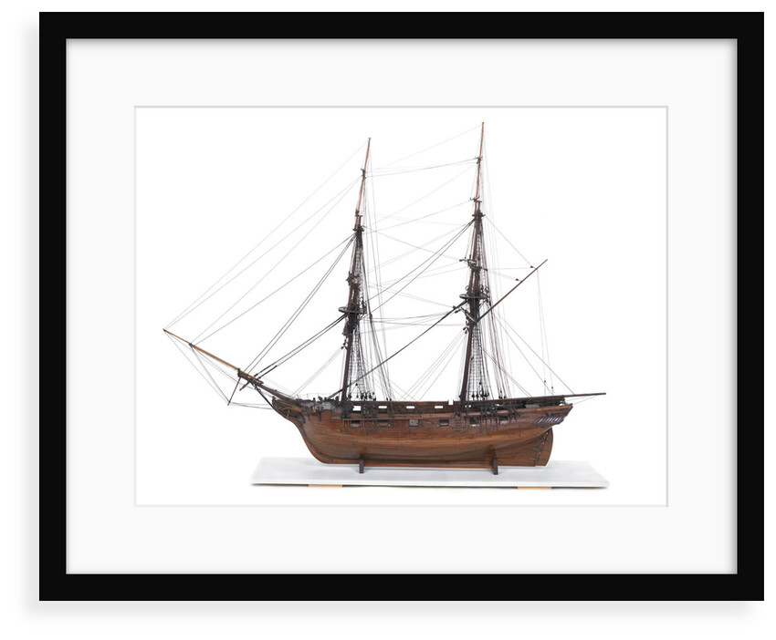 Brig, port broadside by unknown