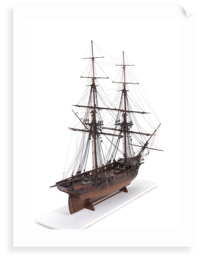 Brig, starboard stern quarter by unknown