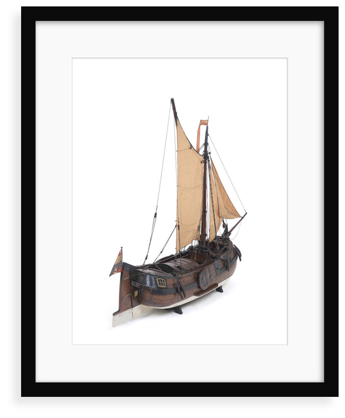 Dutch hooker, starboard stern quarter by unknown