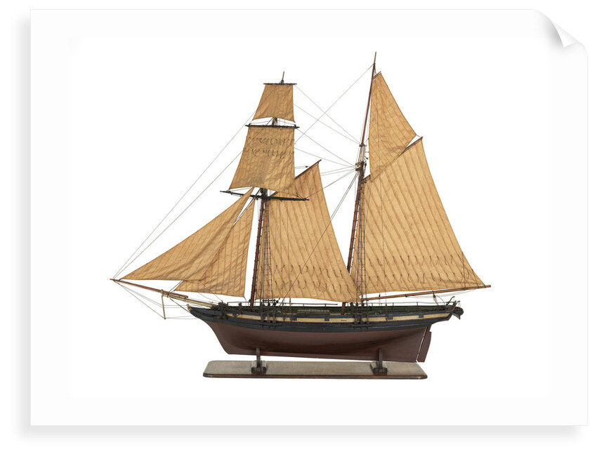 Yacht 'Flora', port broadside by unknown