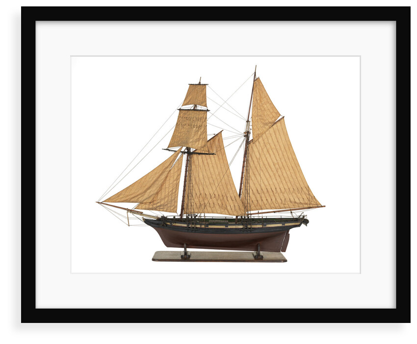 Yacht 'Flora', port broadside by unknown