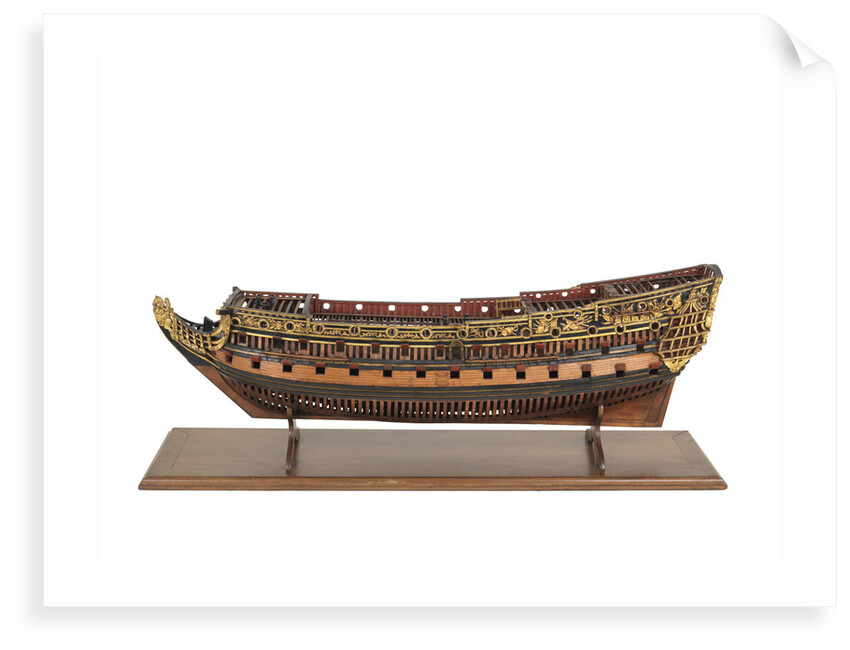 Navy Board, Skeleton model, ship of 90 to 94-guns by unknown