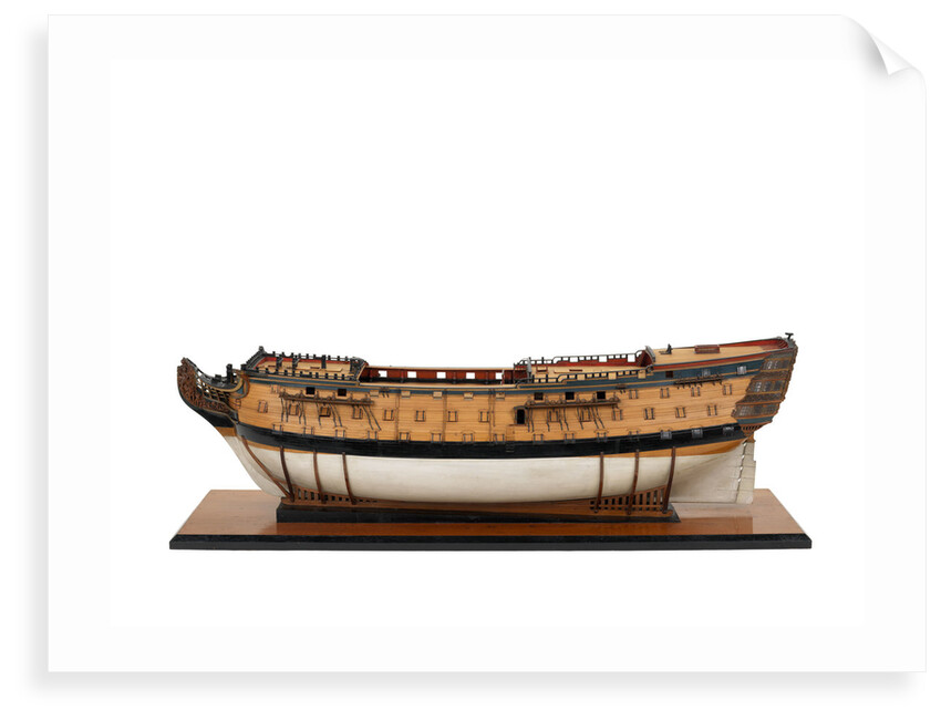 'Victory', port broadside by unknown