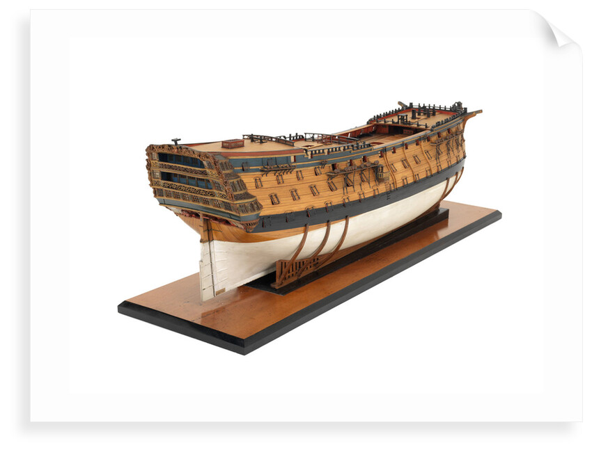 'Victory', starboard stern quarter by Unknown