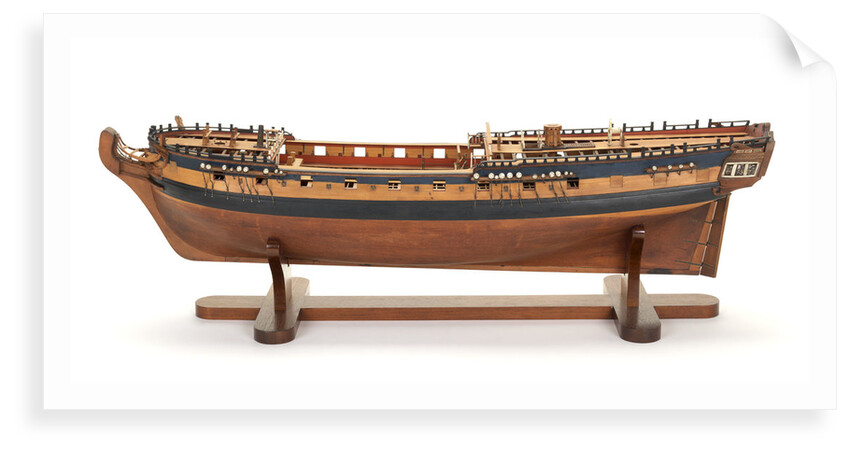 'Guadeloupe', port broadside by unknown