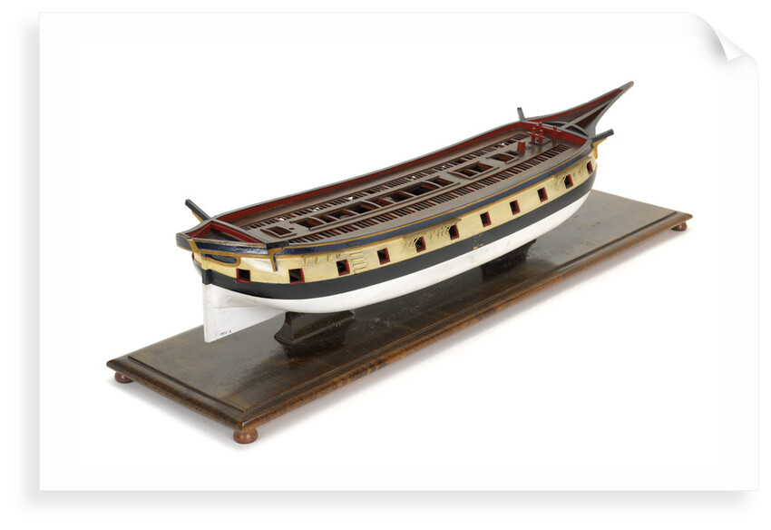 Ship of 18-24 guns, starboard stern quarter by unknown