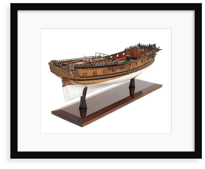Ship of 20 guns, starboard stern quarter by unknown