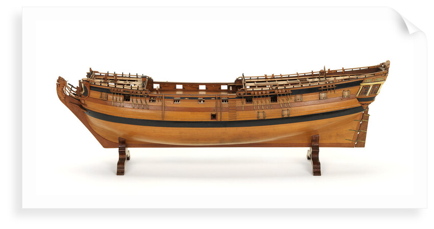 Ship of 24 guns, port broadside by unknown