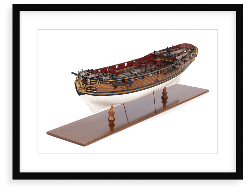Sixth-rate sloop, port 3/4 bow by unknown