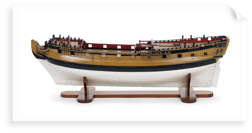 Ship of 24 guns, port broadside by unknown