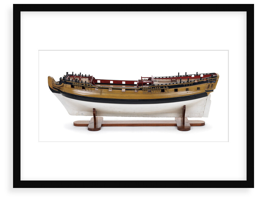 Ship of 24 guns, port broadside by unknown