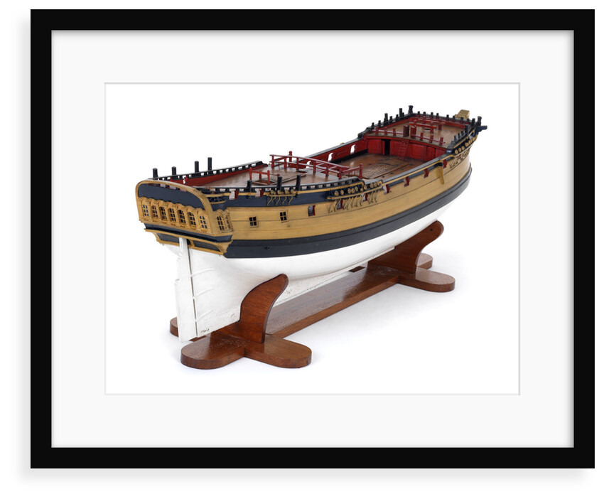 Ship of 24 guns, starboard stern quarter by unknown