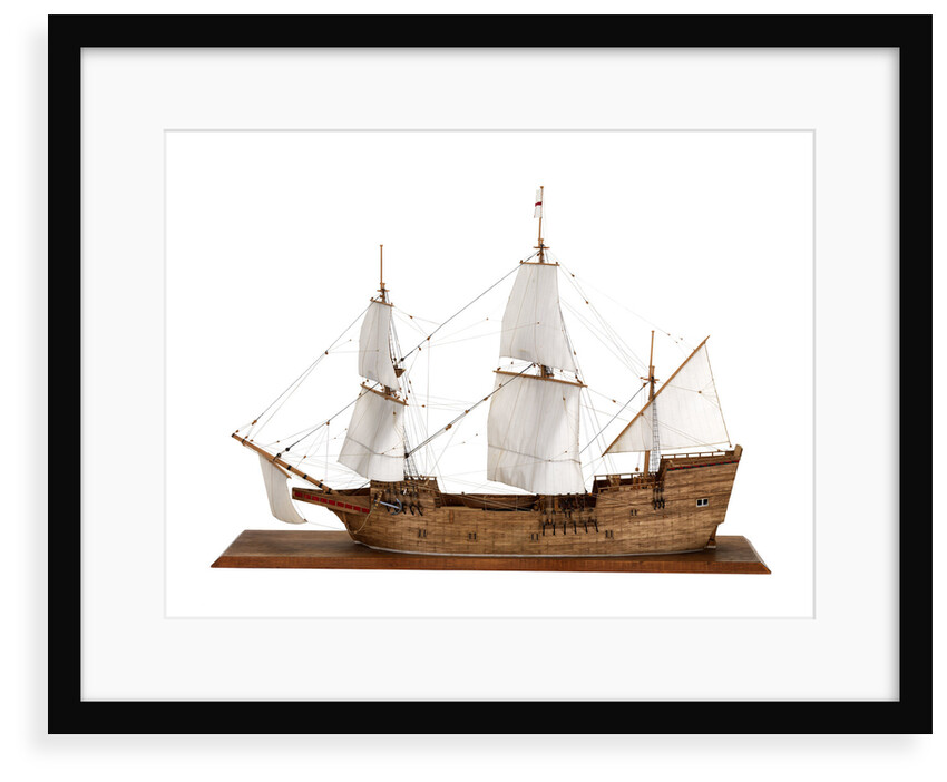 'Mayflower', port broadside by John Roe