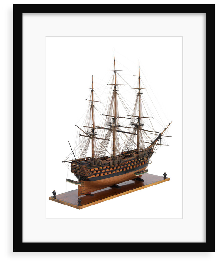 Ship of 110 guns, starboard stern quarter by unknown