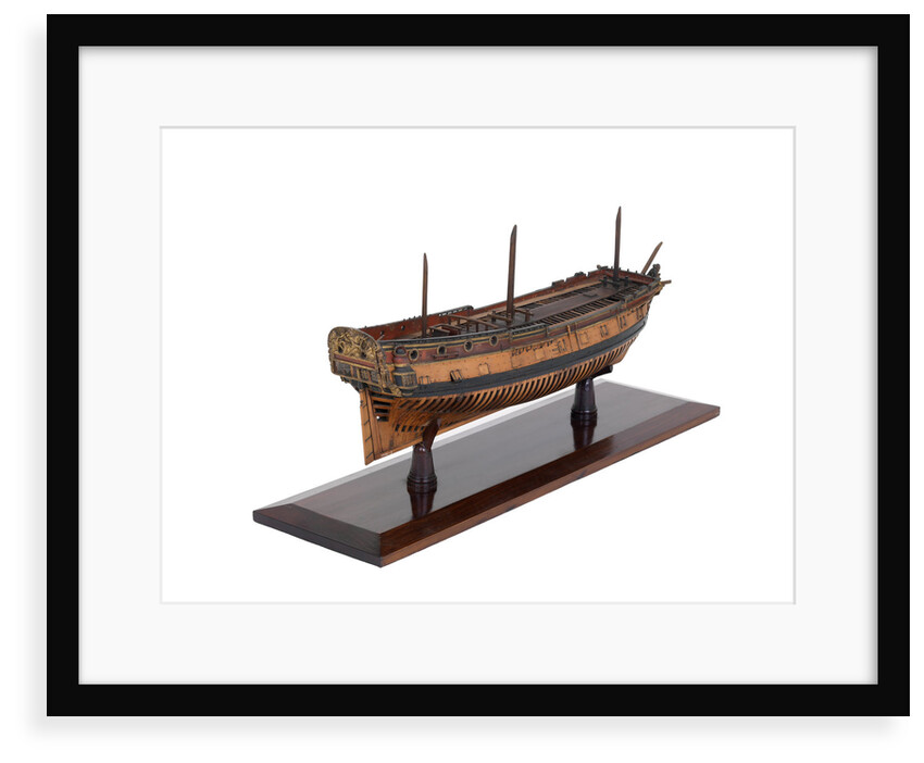 Ship of 30 guns, starboard stern quarter by unknown