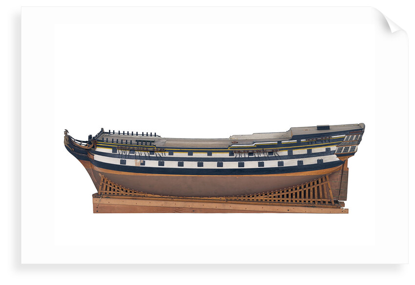 'Centurion', port broadside by unknown