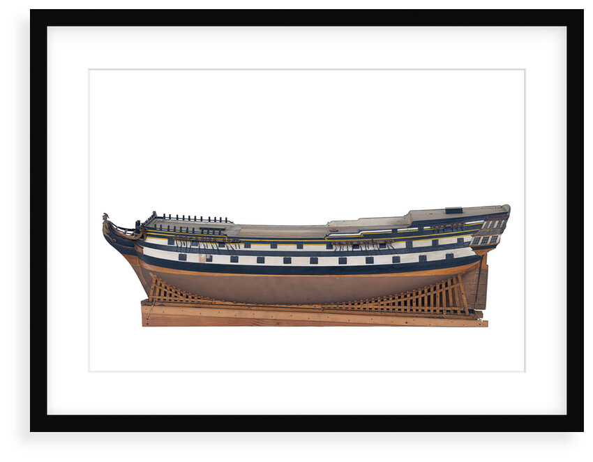 'Centurion', port broadside by unknown