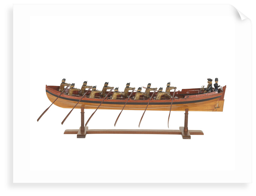Admiral's barge, port broadside by unknown