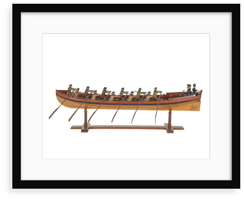 Admiral's barge, port broadside by unknown