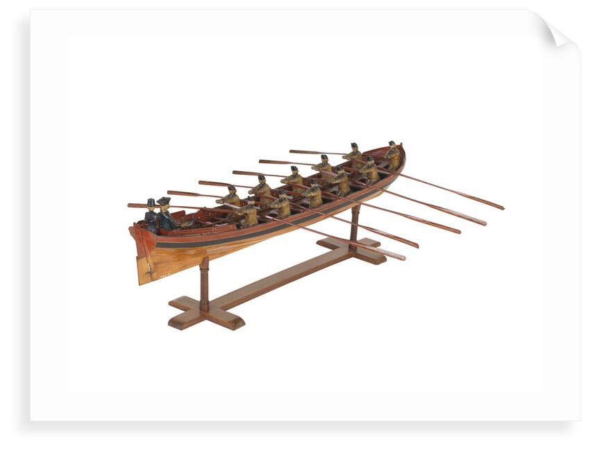Admiral's barge, starboard stern quarter by unknown