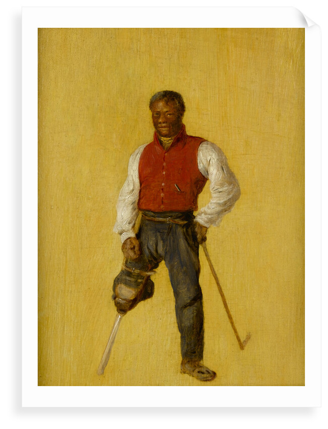 Bill Waters, sailor and celebrated London street entertainer by David Wilkie