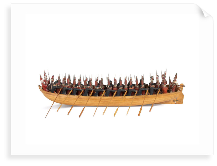 Model of a troopboat by unknown